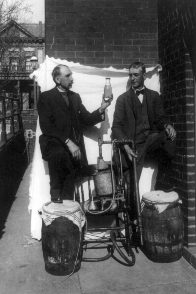 Fortunately you won’t have to cobble the equipment together yourself, like your great-granddad did.