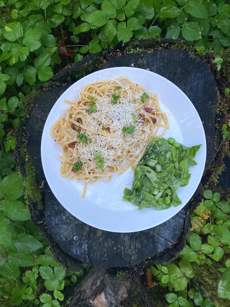 Linguine with Bacon and Porcini Mushrooms |&nbsp;Recipe