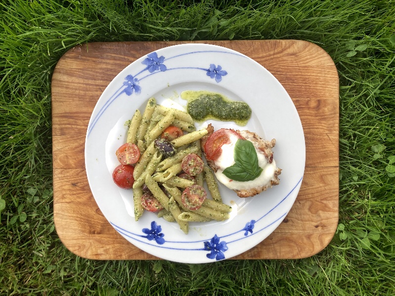 Basilicious Caprese Chicken with Pesto Pasta |&nbsp;Recipe