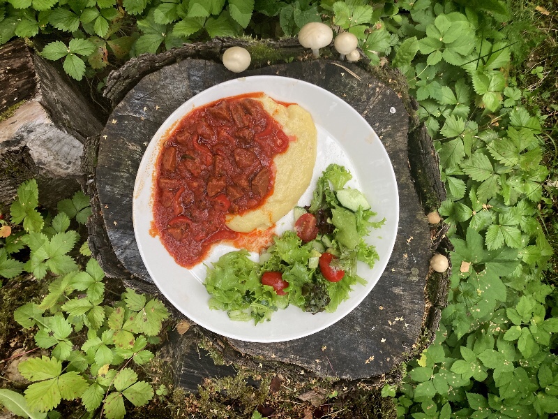 Chorizo Ragu with Polenta |&nbsp;Recipe