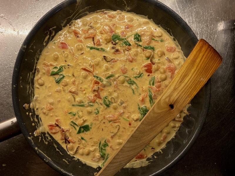 Chickpeas and Spinach in a Coconut Curry |&nbsp;Recipe