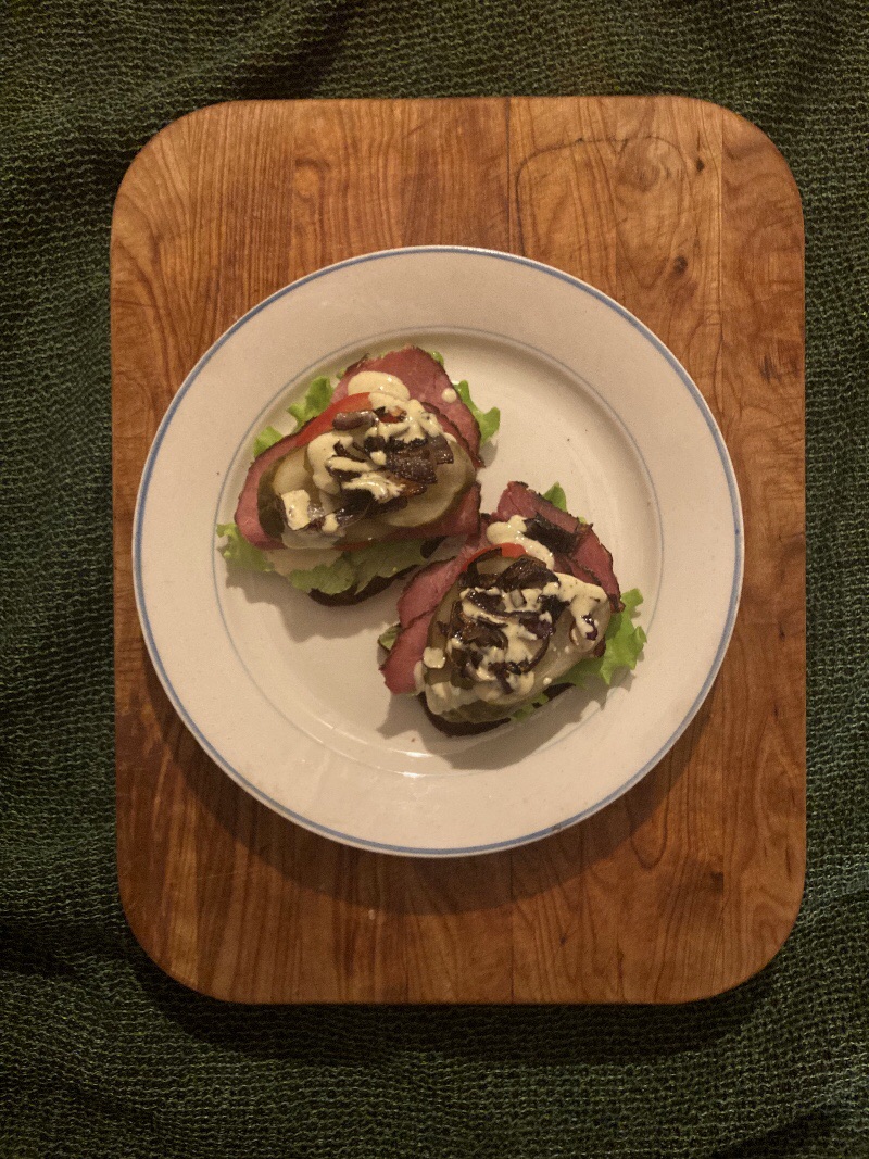 Sandwiches (Smørrebrød) with Smoked Beef |&nbsp;Recipe