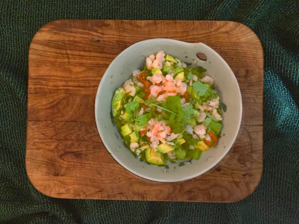 Shrimp and Avocado Salad with Lime Cilantro Dressing |&nbsp;Recipe